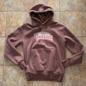 SCUBIEE silk hood fleece lined sweatshirt